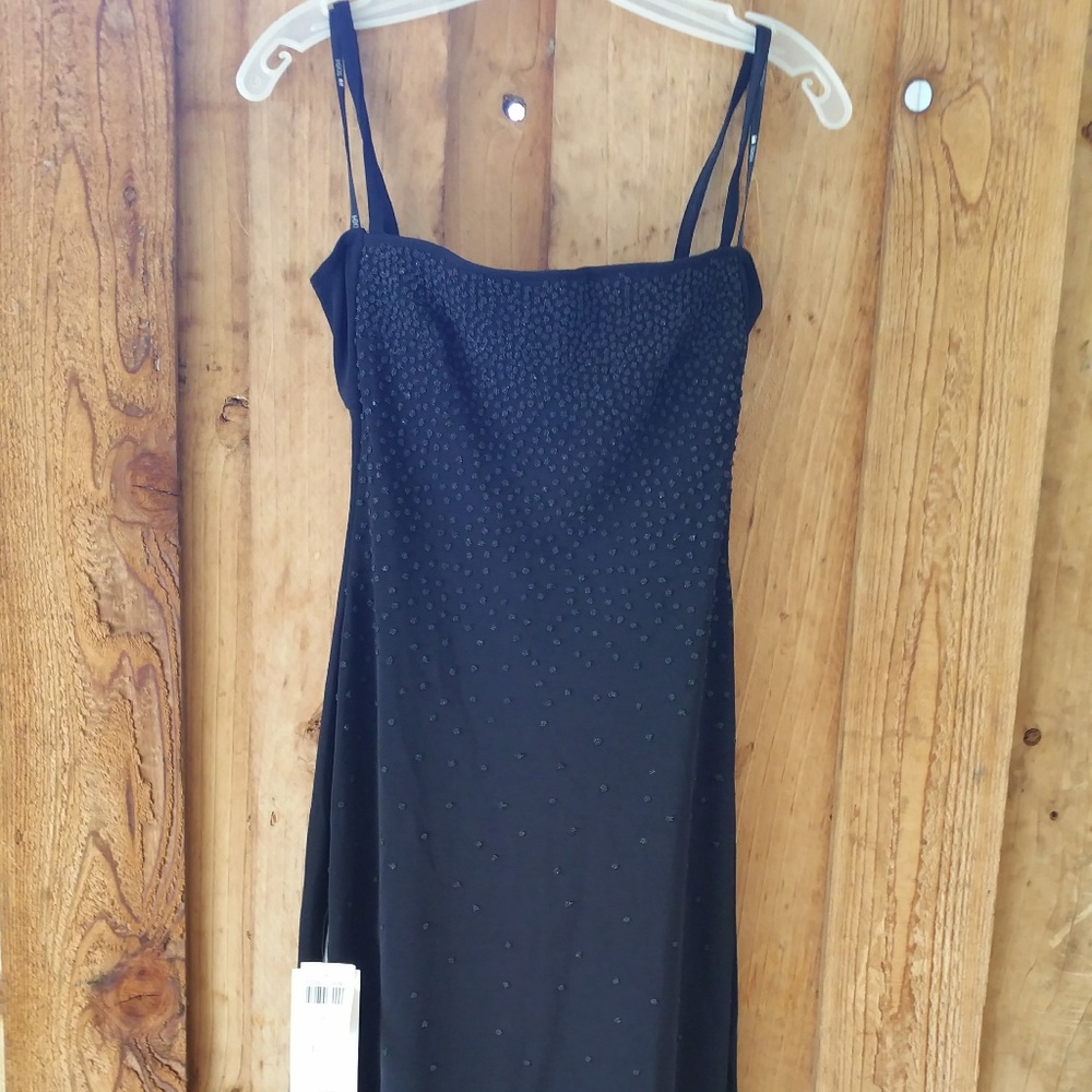 Saks 5th Avenue black long dress - New with tags!